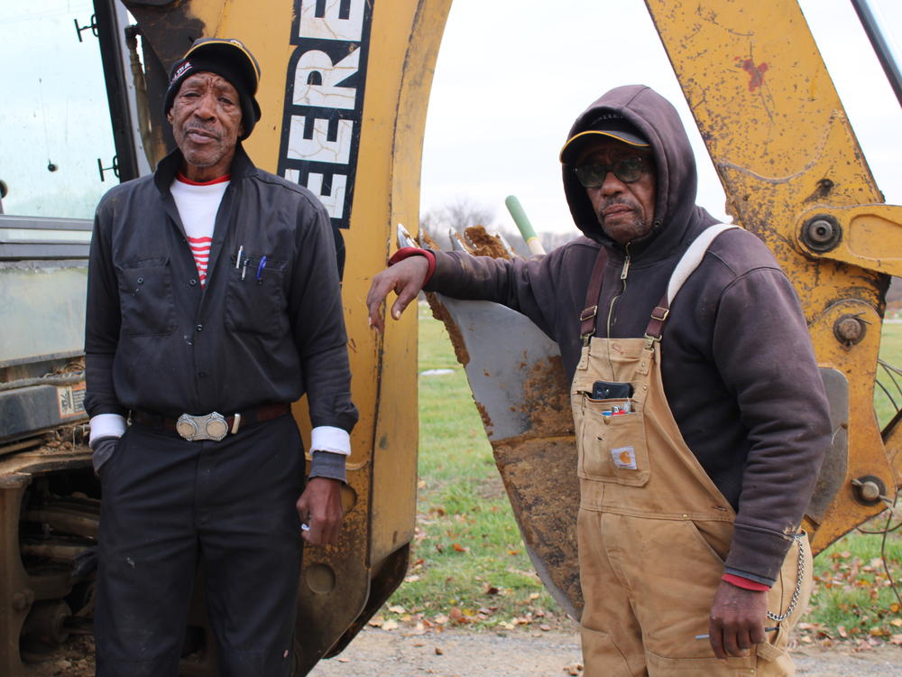 Digging graves for a living wasn't on the list of career aspirations for Johnnie Haire or his colleague William Belt Sr. But that's exactly what they've done for the past 43 years at Sunset Gardens of Memory cemetery in Millstadt, Illinois.