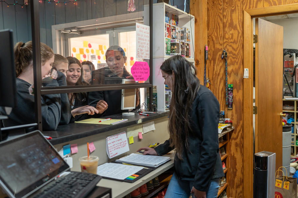 Autumn Mowery can't take any walk-ins, because she is the only employee of the candlepin bowling alley. A group of local girls made reservations to celebrate a birthday party.