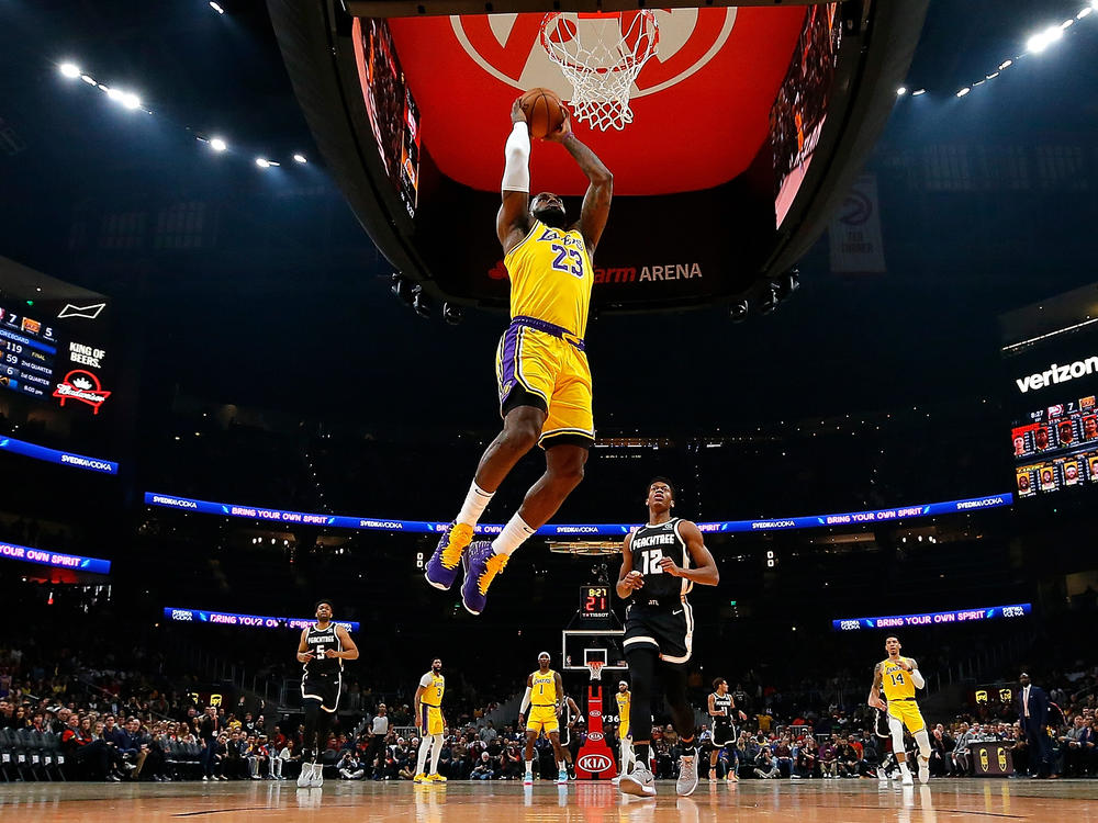 LeBron James is on the cusp of overtaking Kareem Abdul-Jabbar's record for most points scored.