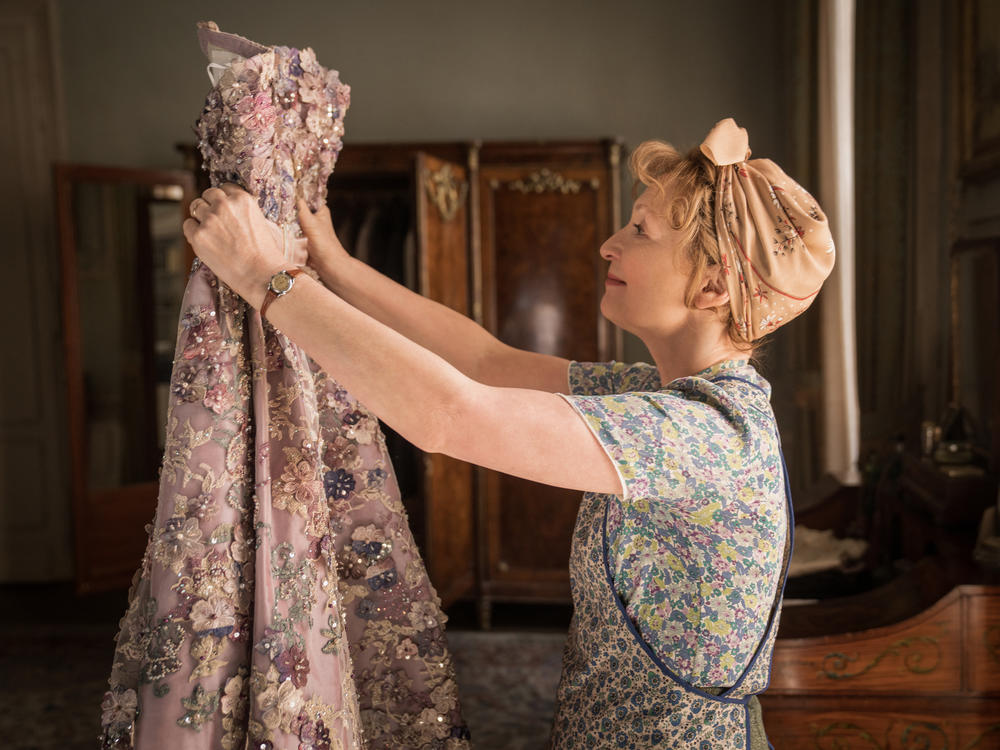 Lesley Manville stars in<em> Mrs. Harris Goes to Paris.</em>