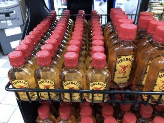 Smaller bottles of Fireball do not contain whiskey, but a blend of malt beverage, wine and additional flavors and colors. Customers are suing the company for fraud, alleging the packaging is misleading.