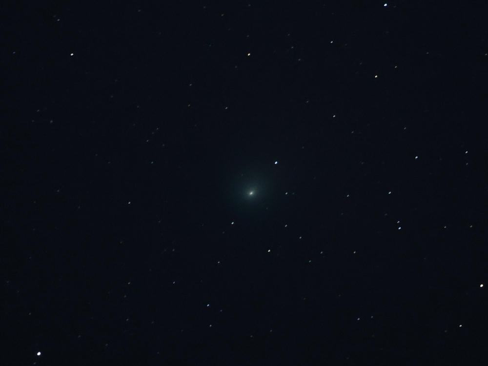 Comet C/2022 E3 (ZTF) may look pretty dazzling in those NASA photos, but this is a closer idea of what you might see in the sky tonight. #nofilter