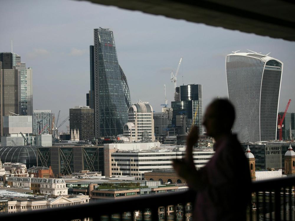 A look at the London skyline visible from Tate Modern's terrace on Oct. 27, 2016.