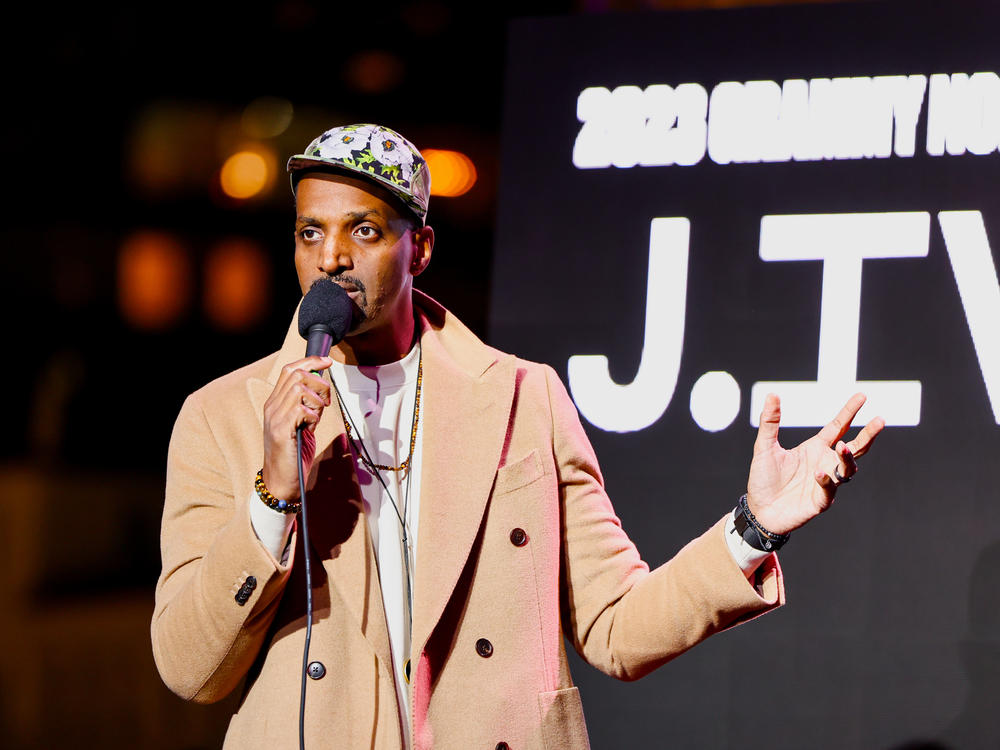 J. Ivy, onstage during at the Grammy Museum on Dec. 11, 2022 in LA.