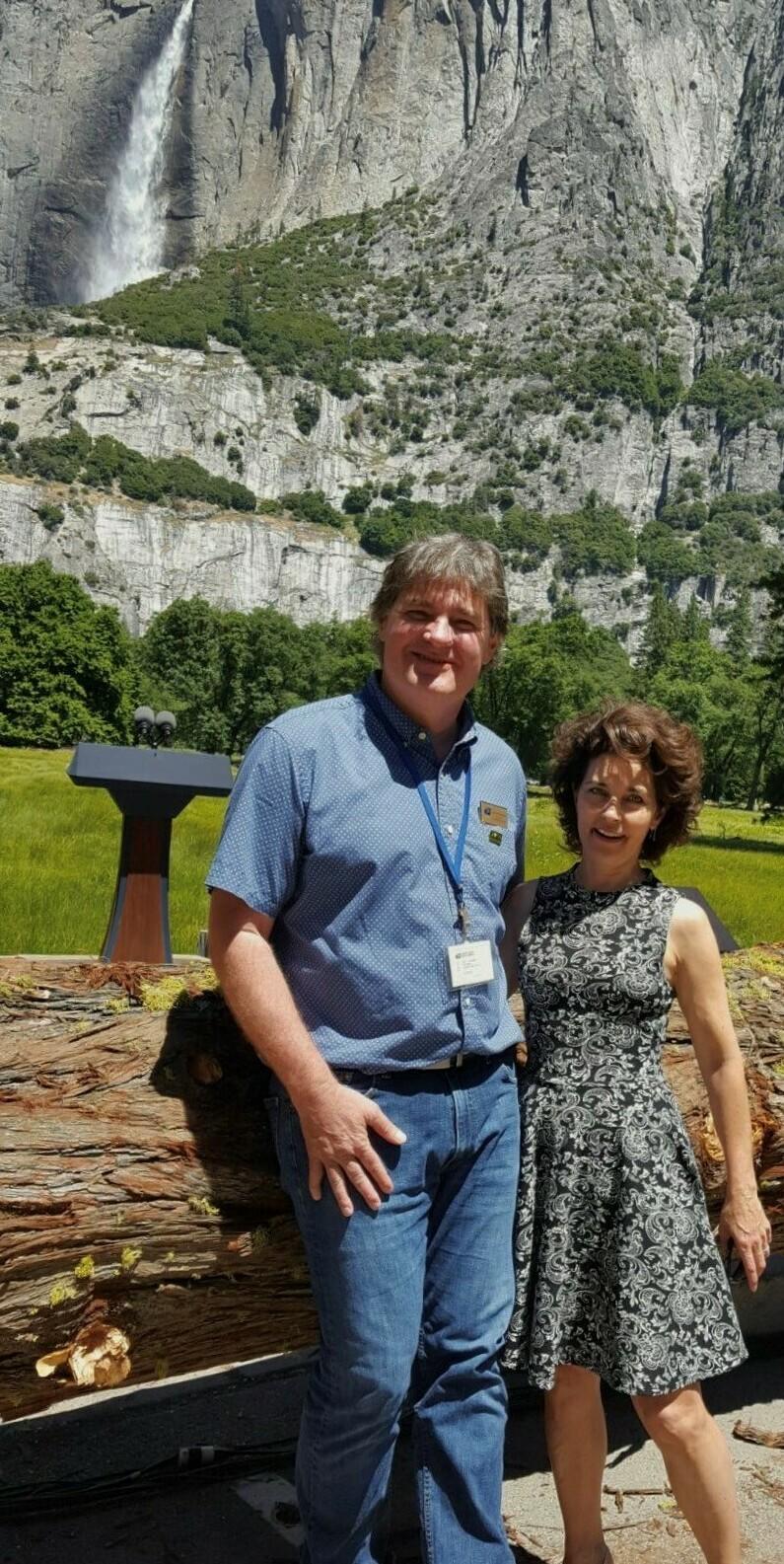 John and his wife Christine during father's day weekend in 2016.