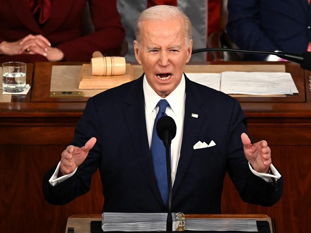 President Biden delivers the 2023 State of the Union address.