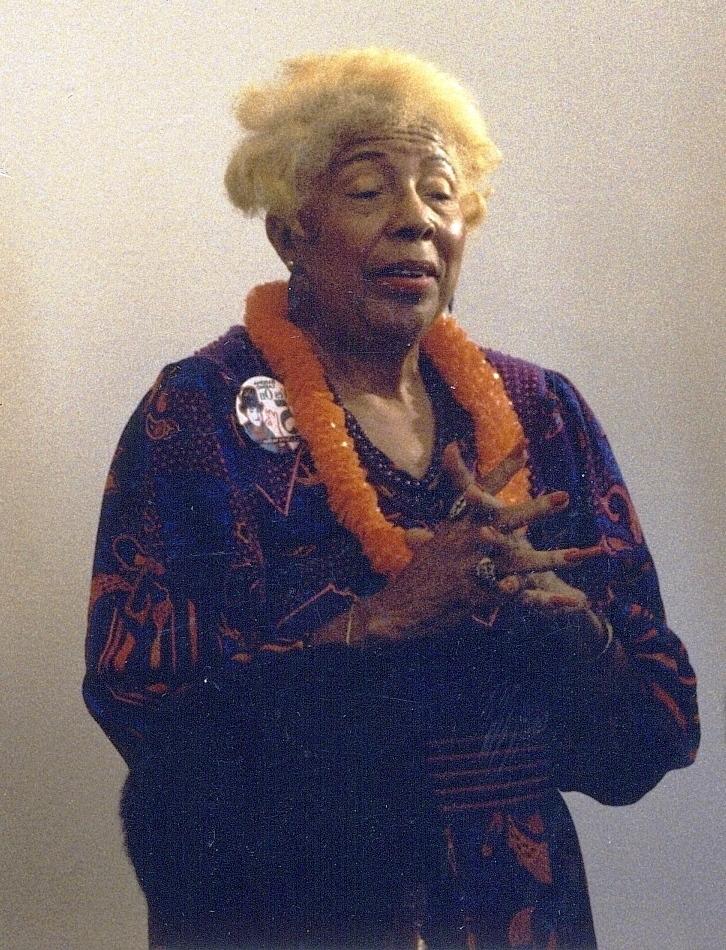 Aileen Woodson, at the Woodson reconciliation ceremony in 1998