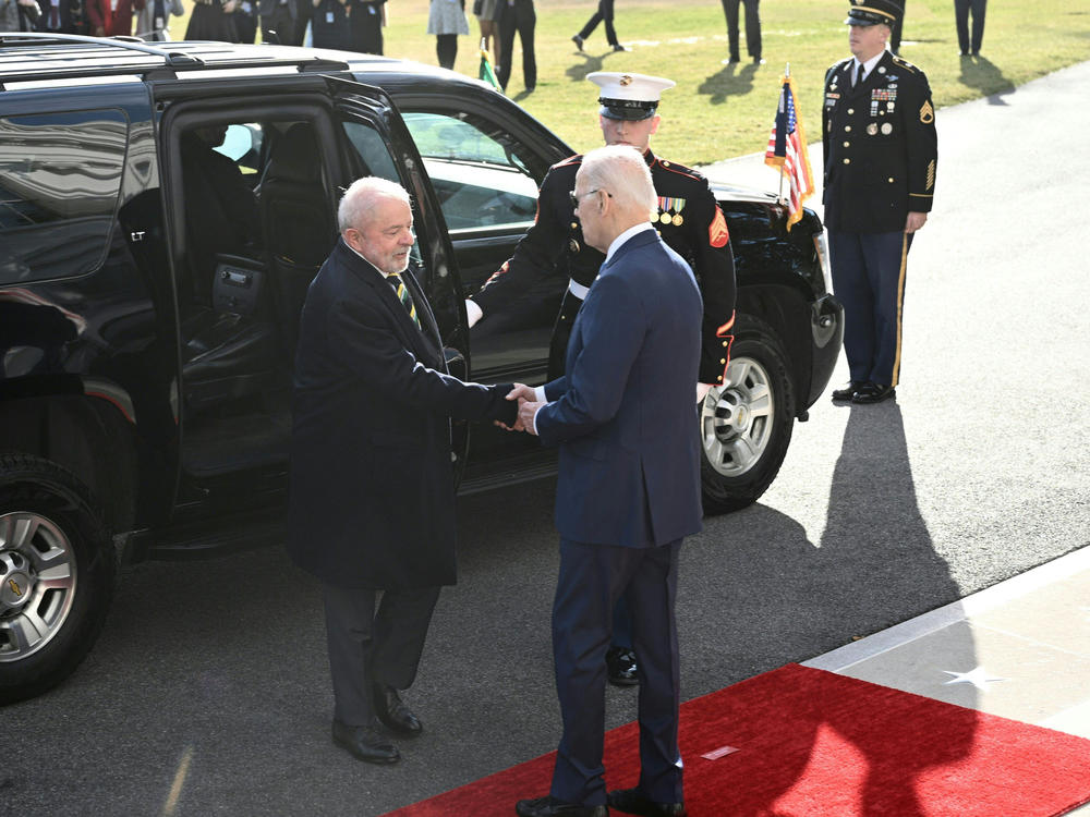 President Biden welcomes Brazilian President Luiz Inácio Lula da Silva to the White House in Washington, D.C.