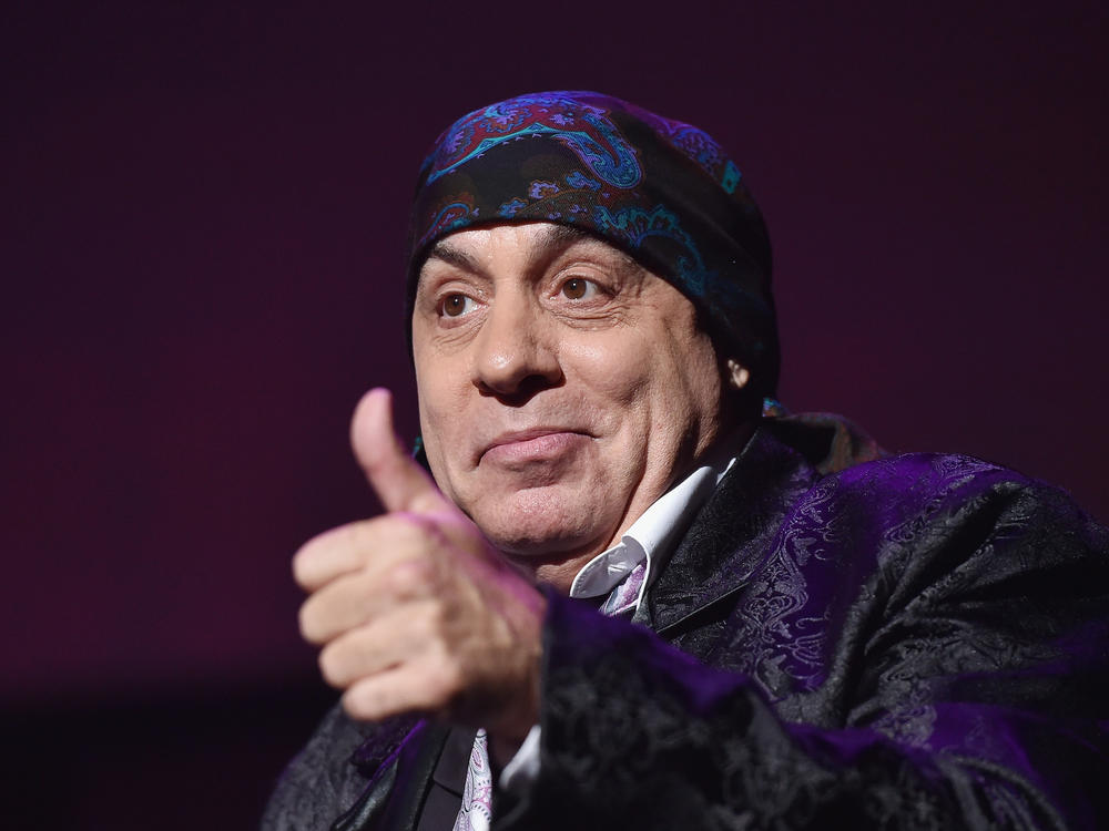 Steven Van Zandt, seen performing at the Hammerstein Ballroom in 2014, is a member of Bruce Springsteen's E Street Band.
