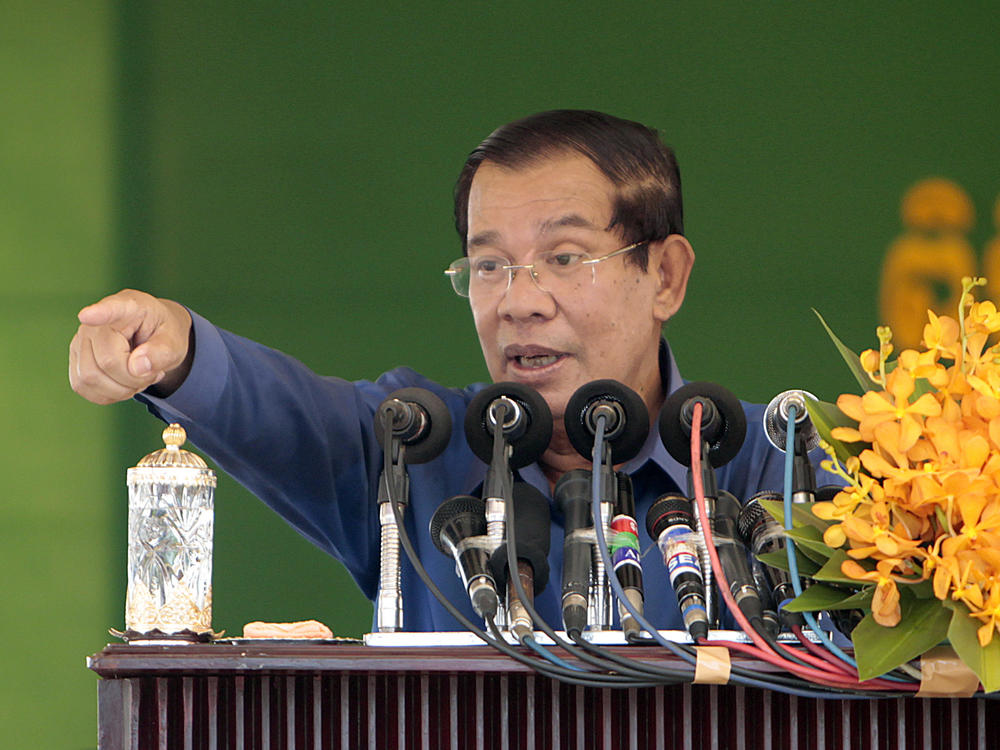 Cambodia's Prime Minister Hun Sen in 2017