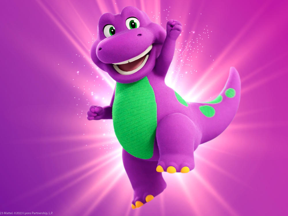 Mattel released a preview of Barney's new animated look on Monday, alongside news that the dinosaur would star in a new global series in 2024.