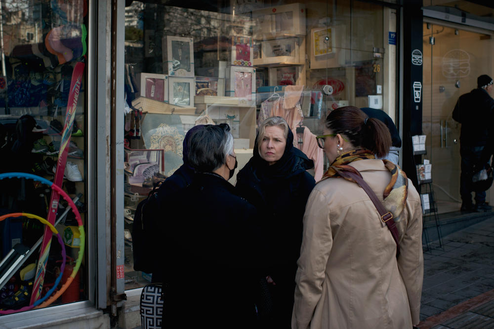 NPR's Mary Louise Kelly speaks to women in Tehran who are choosing to not wear headscarves.