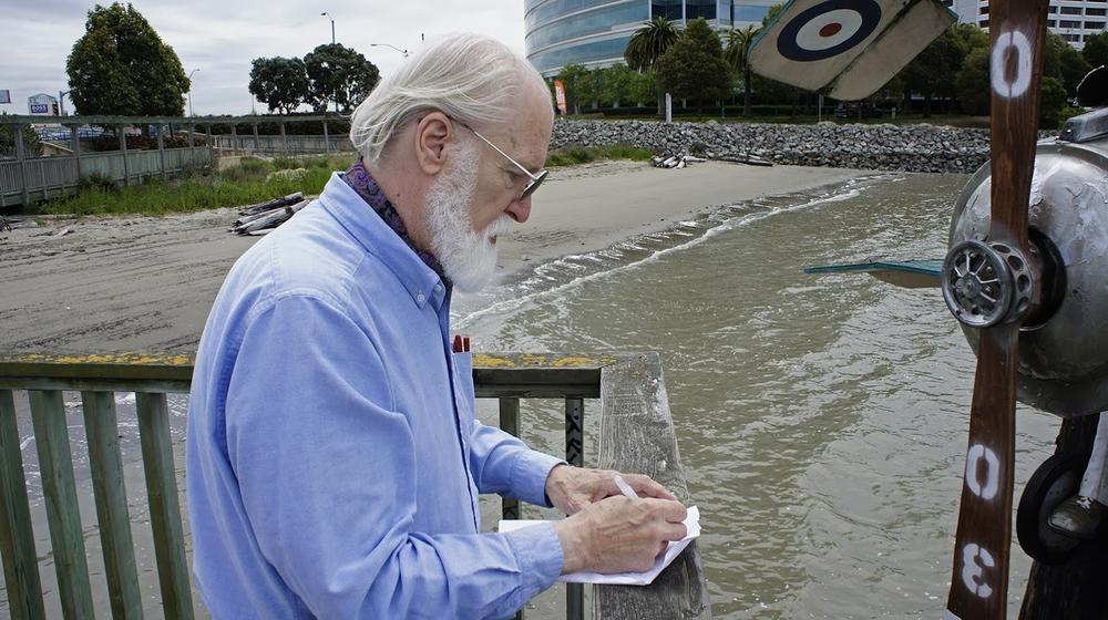Hoare wasn't precious about his art, or what nature would do to them.