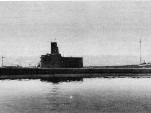 The USS Albacore is pictured in Groton, Conn., on May 9, 1942.