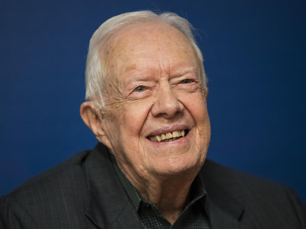Former U.S. President Jimmy Carter is pictured in 2018 in New York City.