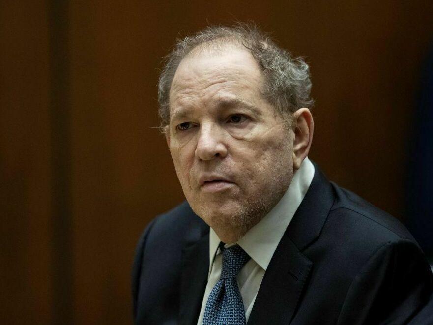 Harvey Weinstein appearing in court in Los Angeles in Oct. 2022.