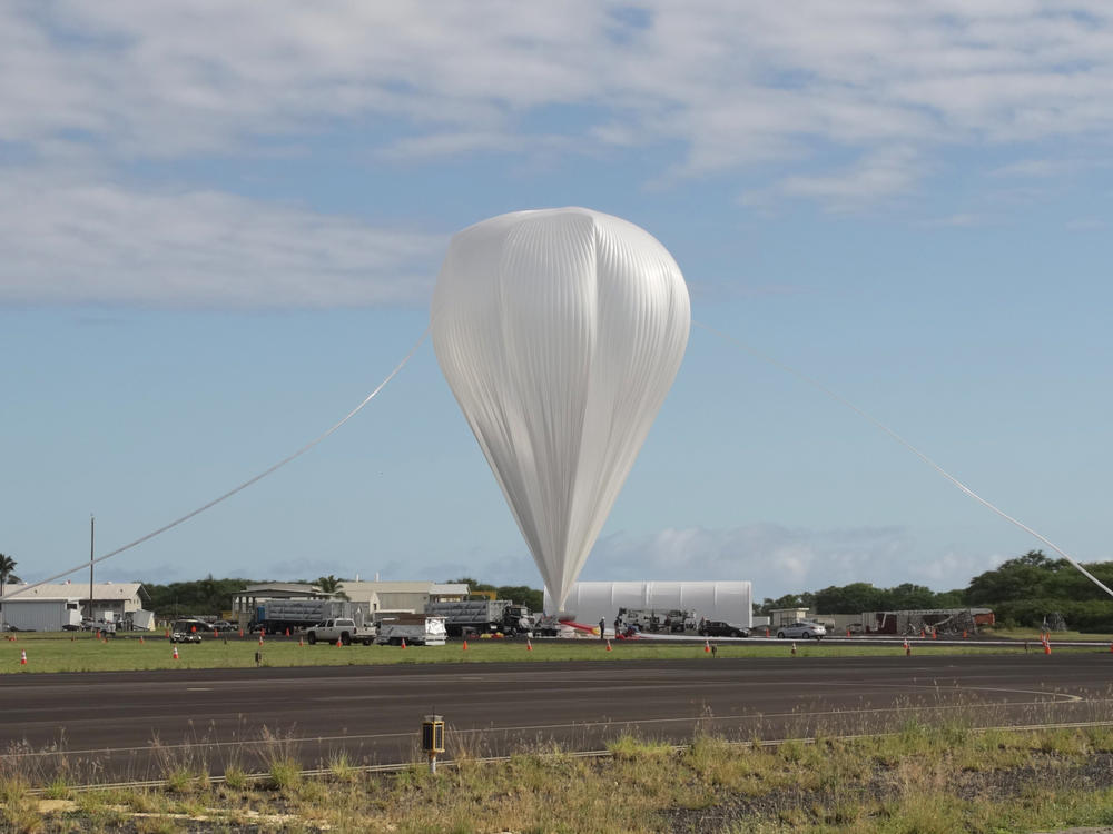 A NASA balloon launched over Hawaii in 2014 to test components that might one day be used to land spacecraft on Mars. Balloons are regularly used to test new designs and conduct scientific experiments.