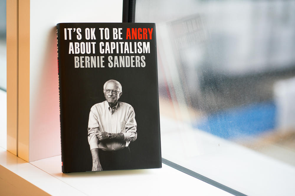 Sen. Sanders' latest book, 'It's Ok to Be Angry About Capitalism.'