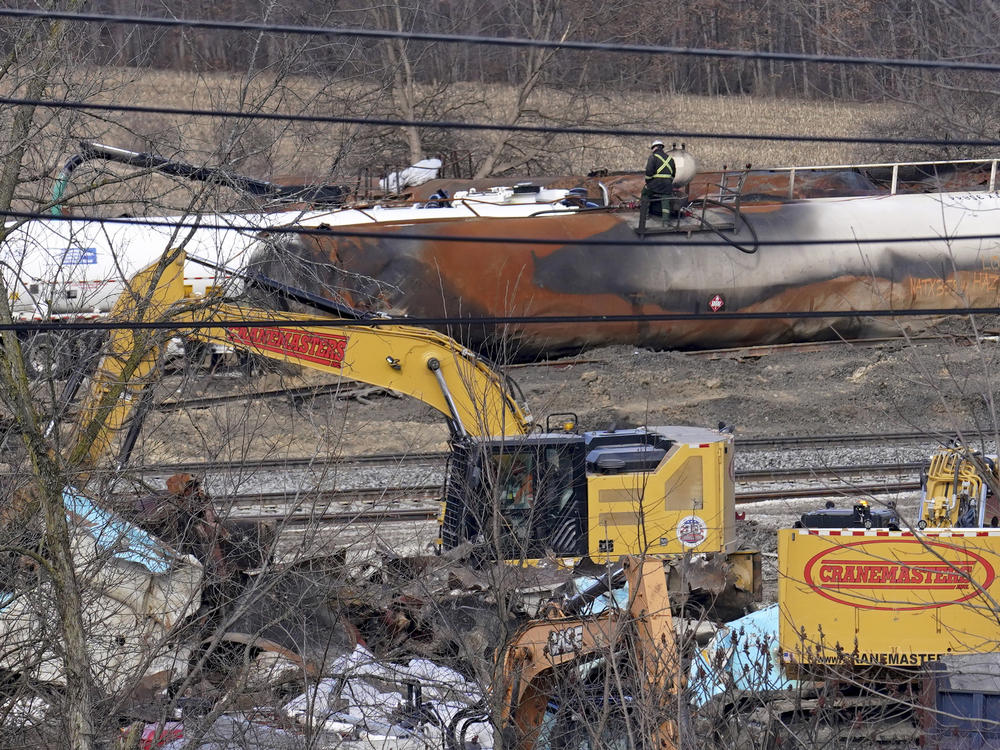 This week, workers continued to clean up the derailed tank cars in East Palestine following the Feb. 3 crash.