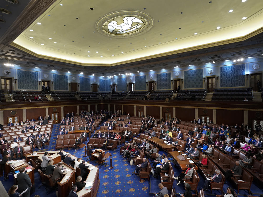 The House of Representatives chamber in the U.S. Capitol Building in Washington, D.C., Jan. 5, 2023. Trump would have to convince Congress as well as individual state legislatures to implement a nation-wide death penalty.