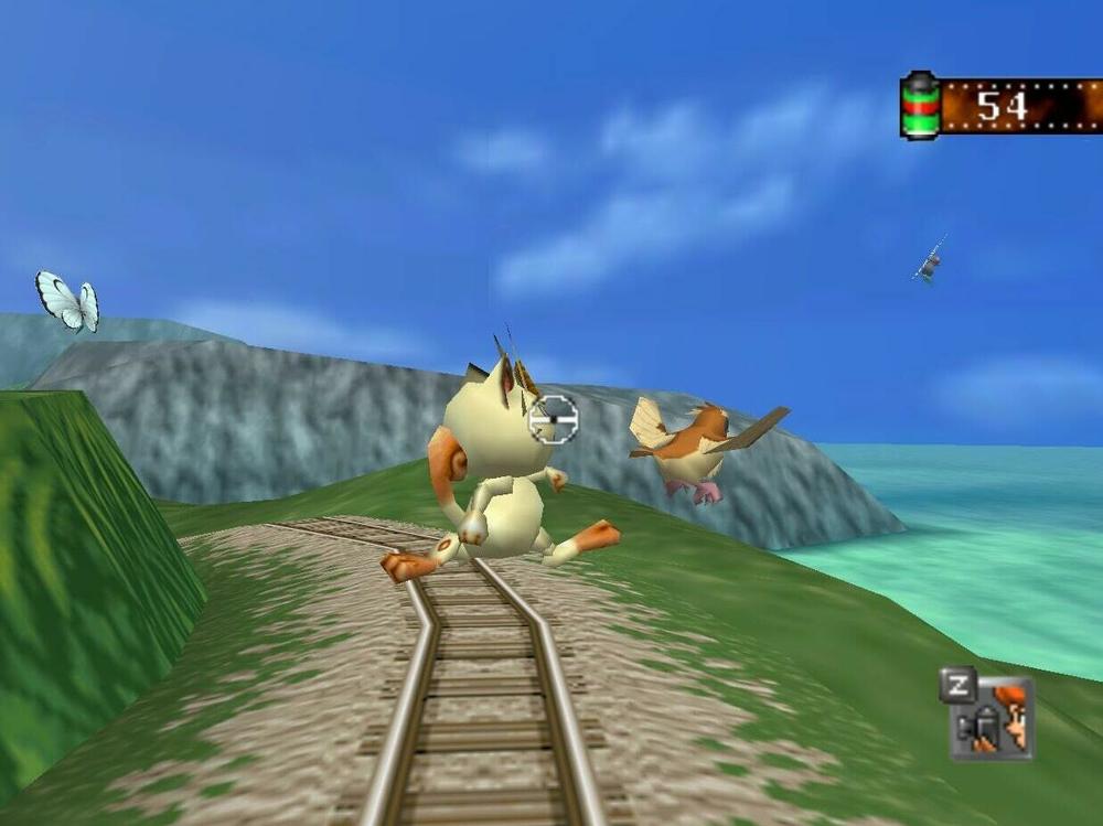 Capturing the essence of Meowth in <em>Pokémon Snap</em>.