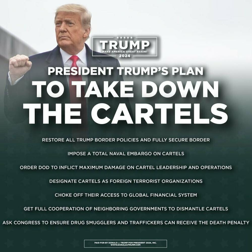 Details about Trump's proposed agenda are limited, but the former president outlined some of his plans in a ad on his campaign's official Twitter account.