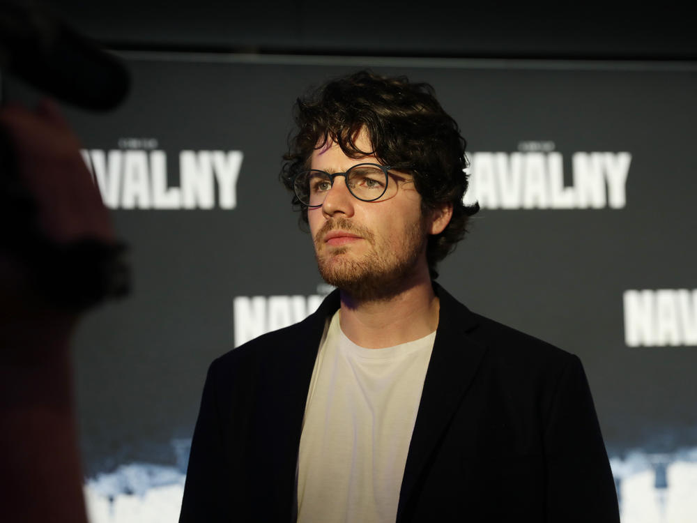 Daniel Roher attends the <em>Navalny</em> New York premiere at Walter Reade Theater on April 6, 2022 in New York City.