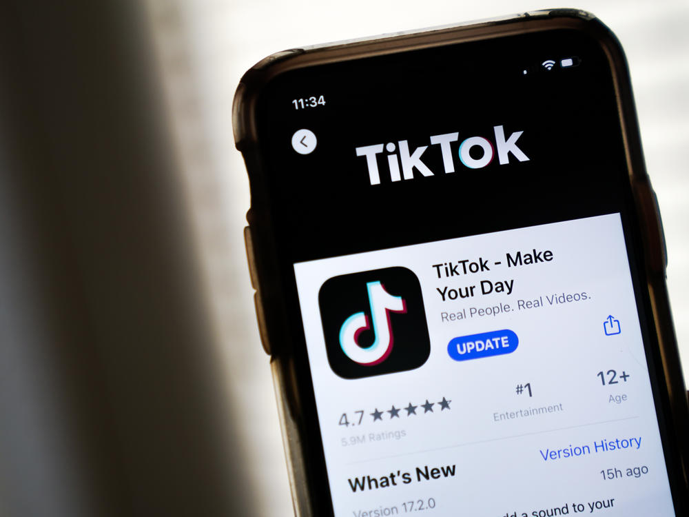 TikTok says every account held by a user under the age of 18 will automatically be set to a 60-minute daily screen time limit in the coming weeks.