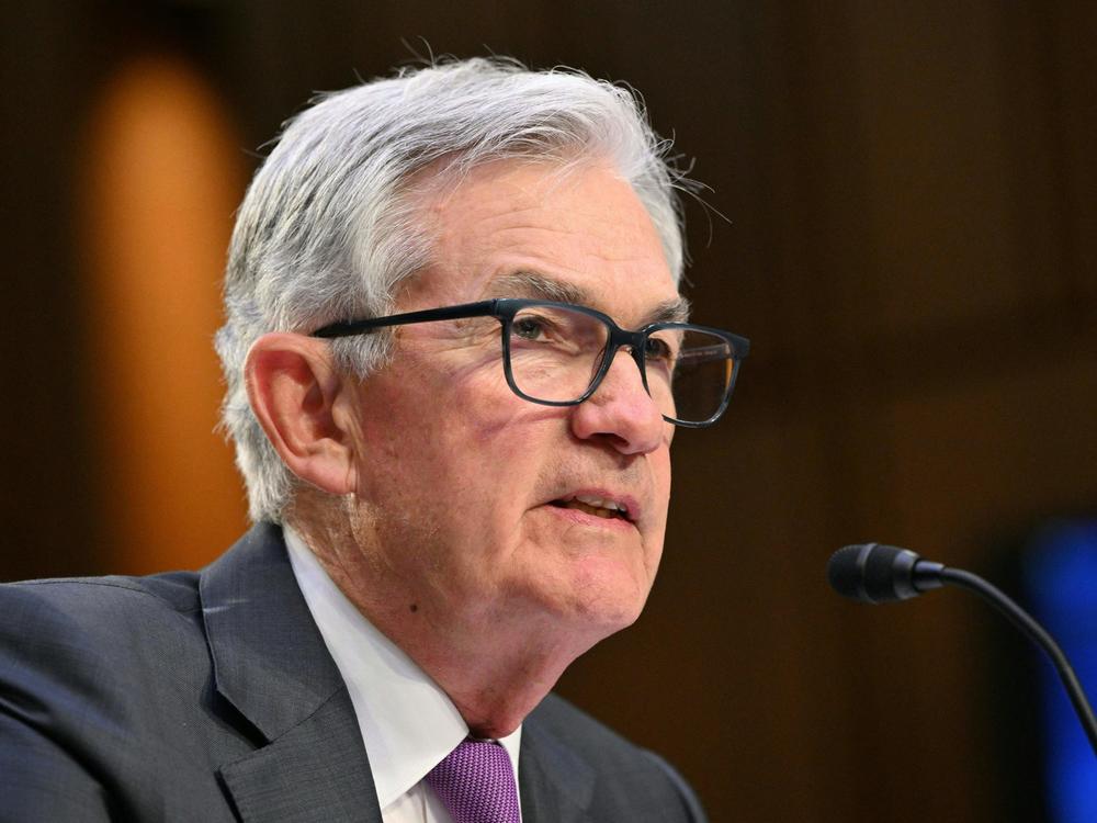 Federal Reserve Chair Jerome Powell testifies before the Senate Banking, Housing and Urban Affairs Committee on Capitol Hill in Washington, D.C., on Tuesday. Powell warned the fight against inflation still has 