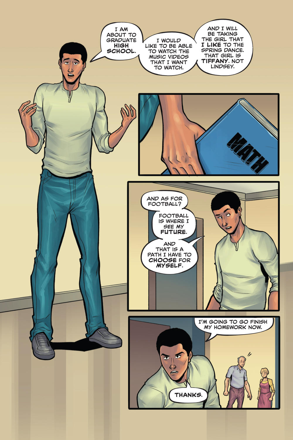 The graphic novel chronicles Kaepernick's pivotal teen years.