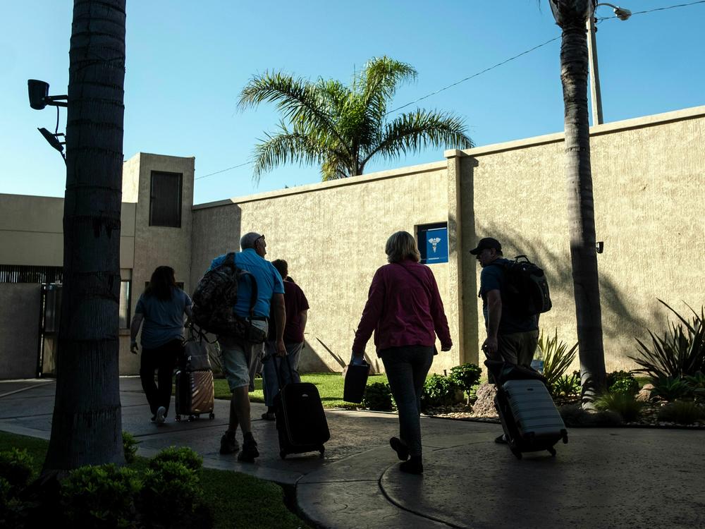 Medical tourism numbers are on the rise in Mexico, after the practice was curtailed by COVID-19 restrictions. Here, foreign patients are seen at the hospital Oasis of Hope in Tijuana in, 2019, in Mexico's Baja California state.