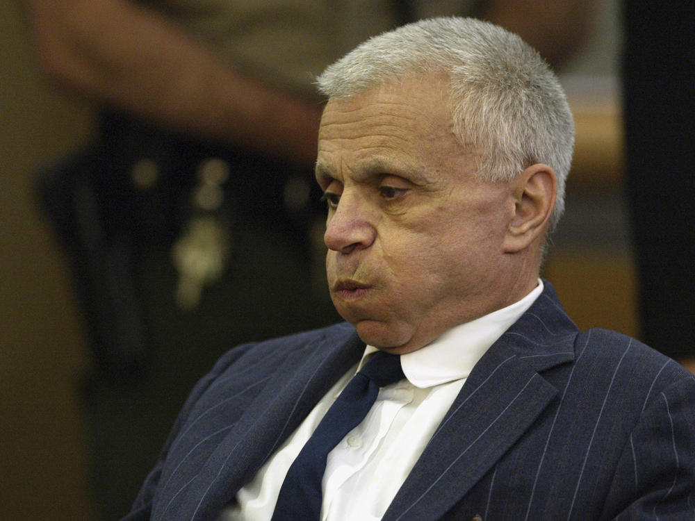 Actor Robert Blake breaths, March 27, 2003, at his arraignment inside the Van Nuys Superior Court in Los Angeles. Blake, the Emmy award-winning performer who went from acclaim for his acting to notoriety when he was tried and acquitted of murdering his wife, died Thursday, March 9, 2023, at age 89.