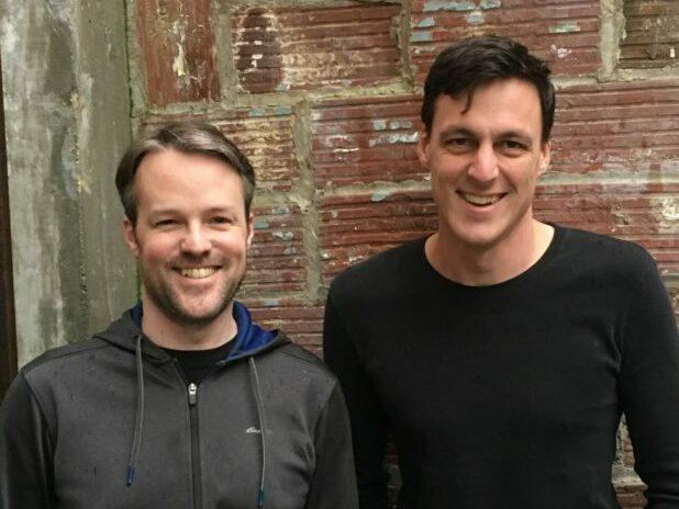 Shelf Engine co-founders Bede Jordan, left, and Stefan Kalb