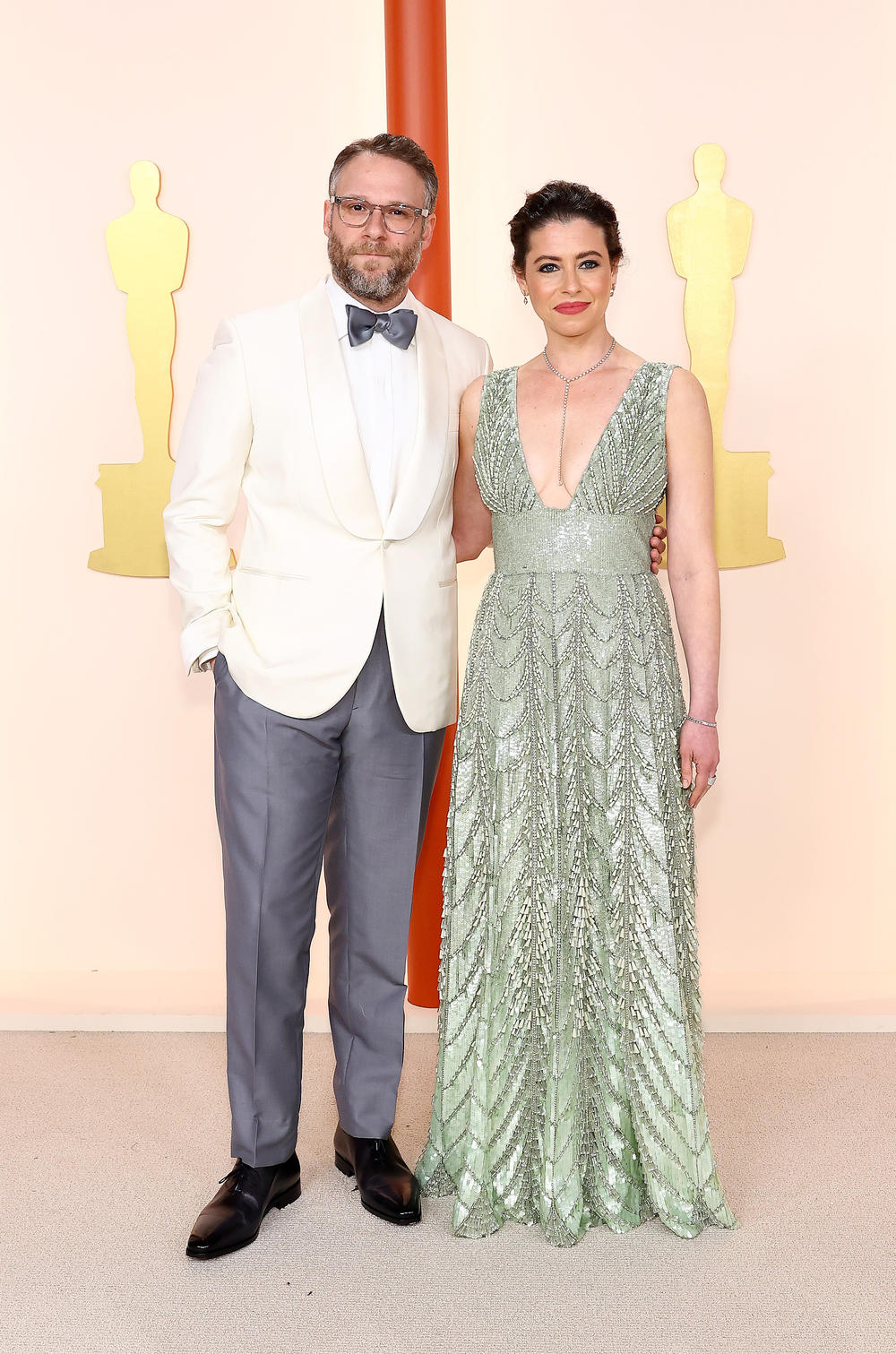 Seth Rogen and Lauren Miller