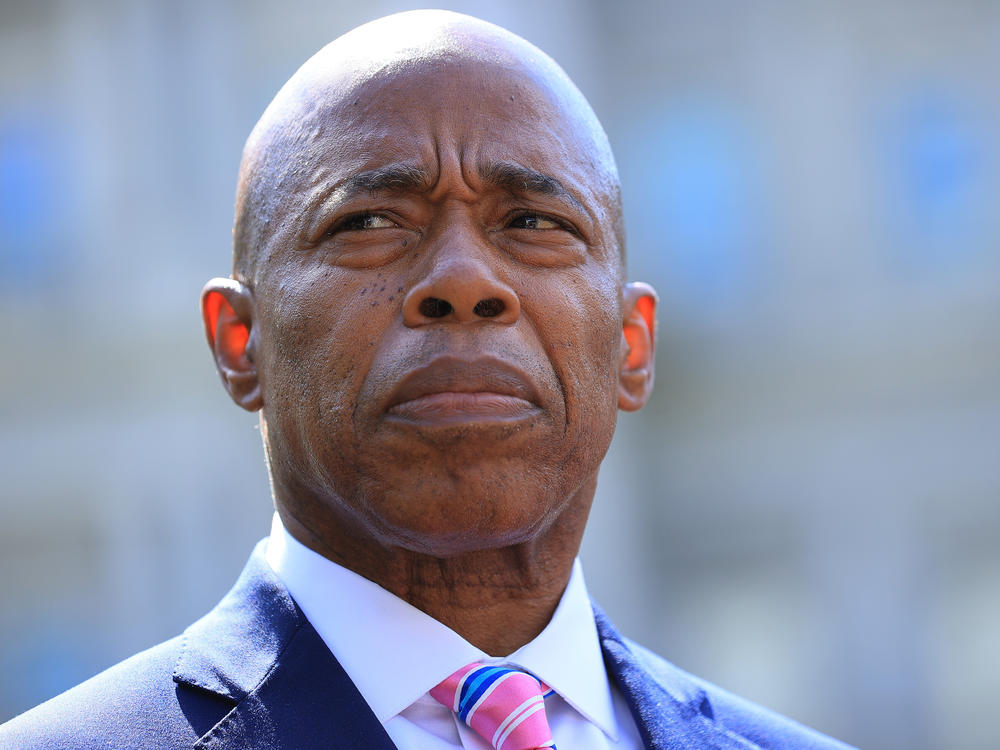 New York City mayor Eric Adams.