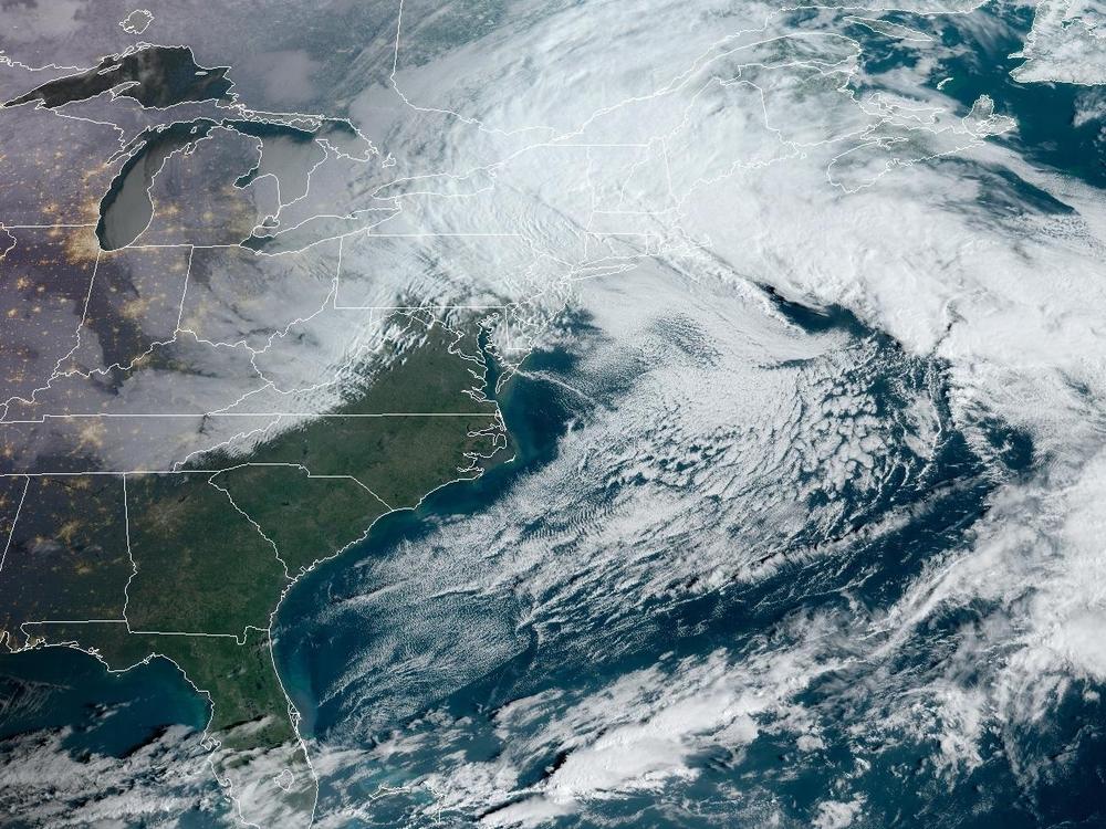 A large and long-lasting Nor'easter storm is hitting the Northeast U.S. on Tuesday, bringing more than a foot of snow to some areas — with much more expected.