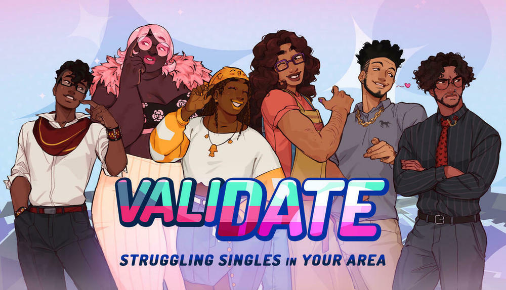 A screenshot from the game <em>ValiDate.</em>