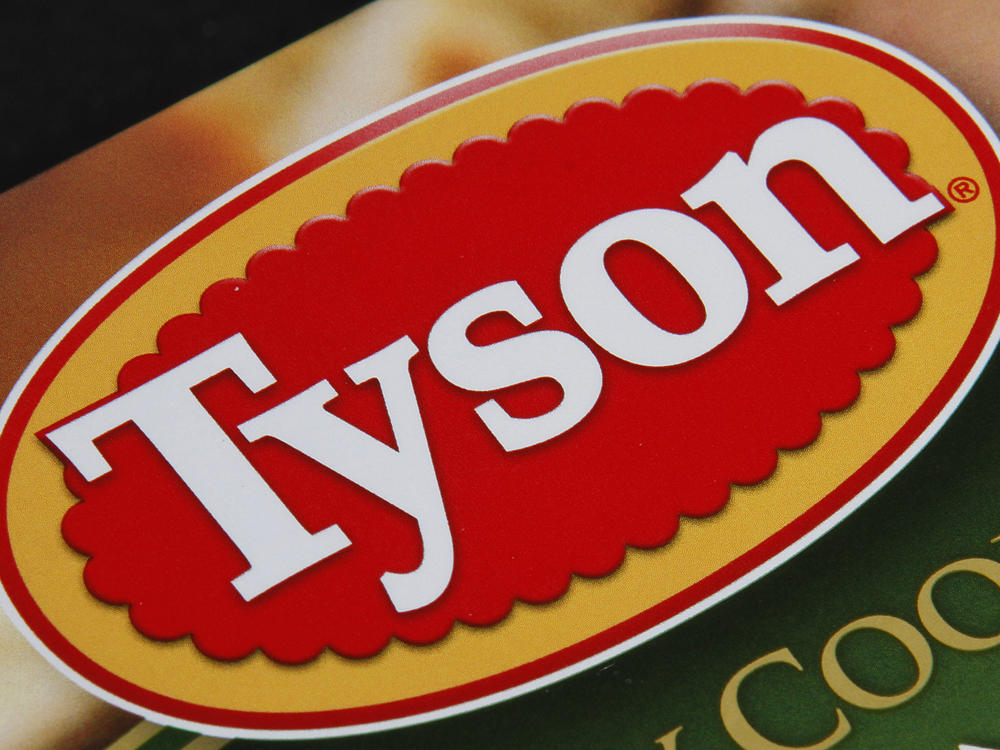 A Tyson food product is seen in Montpelier, Vt., on Nov. 18, 2011. Tyson Foods says the company is closing two facilities that employ more than 1,600 people in an effort to streamline its U.S. poultry business.