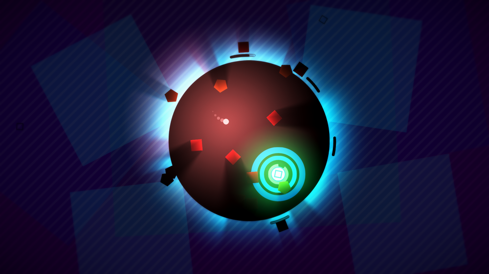 A screenshot from the game <em>HyperDot.</em>