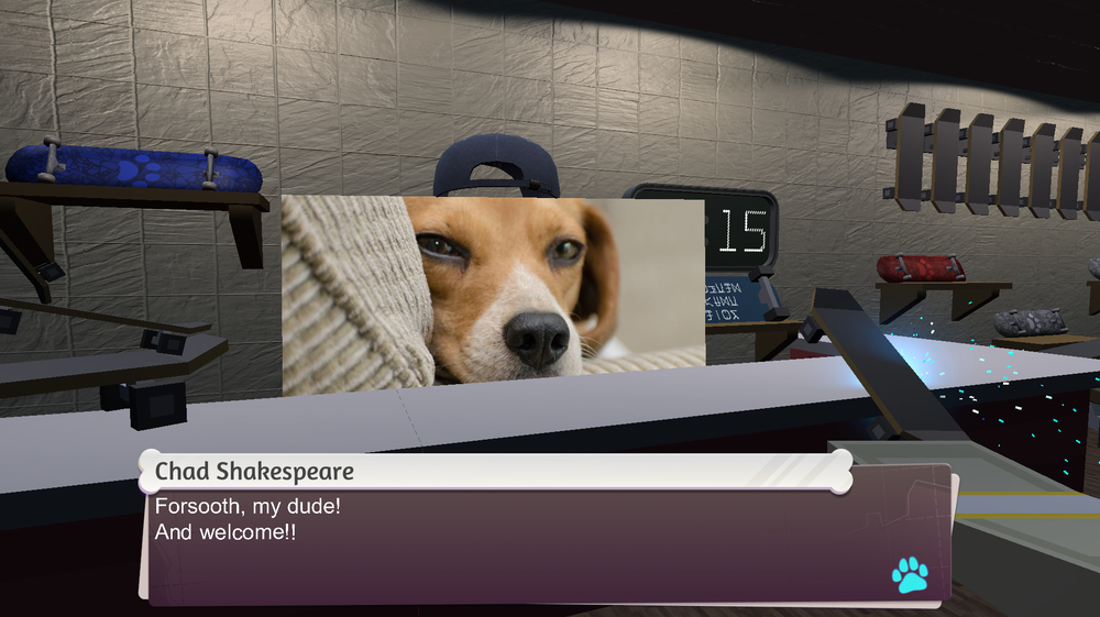 A screenshot from<em> An Airport For Aliens Currently Run By Dogs</em>.