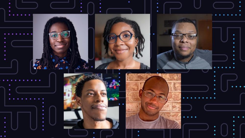 These developers (clockwise from top left) Geneva Heyward, Catt Small, Charles McGregor, Xalavier Nelson Jr. and Neil Jones discuss how they are putting their stamp on the industry.