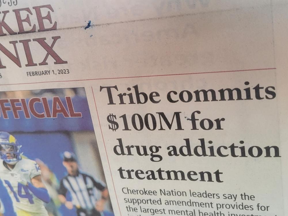 Tribal leaders in the Cherokee Nation say $100 million won from Big Pharma in opioid settlements will help their community heal from decades of addiction.