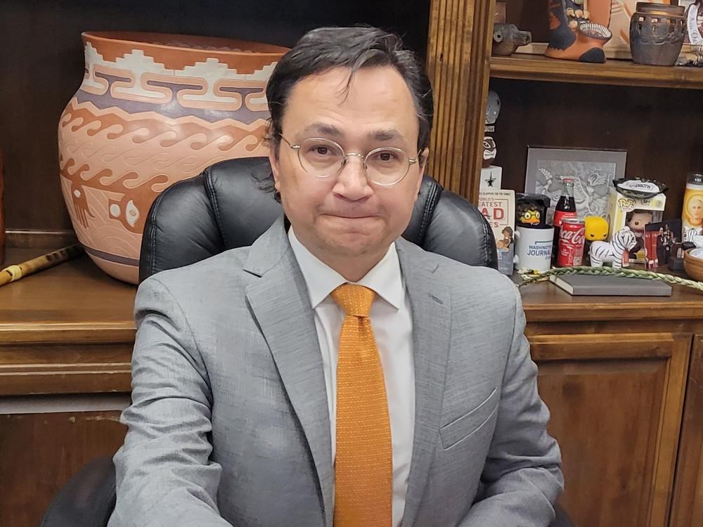 Principal Chief Chuck Hoskin heads the Cherokee Nation, which has about 450,000 members. A third of those citizens live on the reservation around Tahlequah, Okla., where opioid addiction has hit hard.