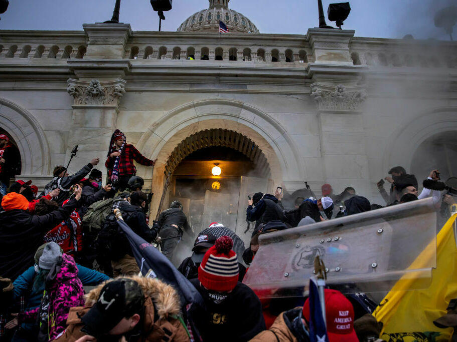 Trump supporters clashed with police and security forces as they stormed the U.S. Capitol on January 6, 2021.