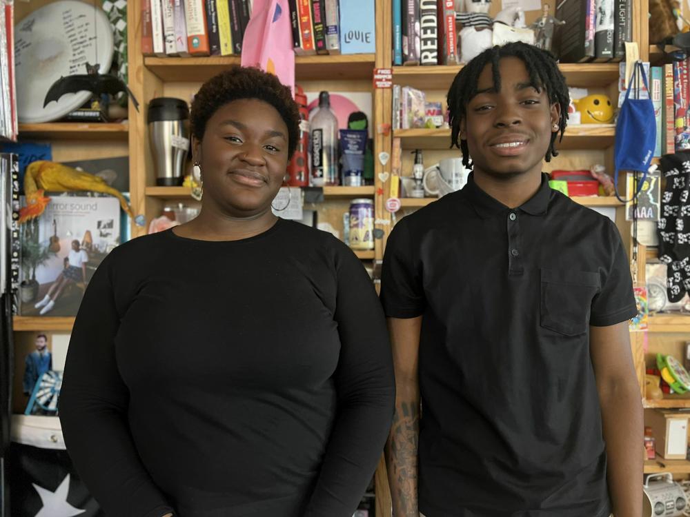 Kirsten Holmes and Jevon Skipper shared the Tiny Desk space with the U2 stars.