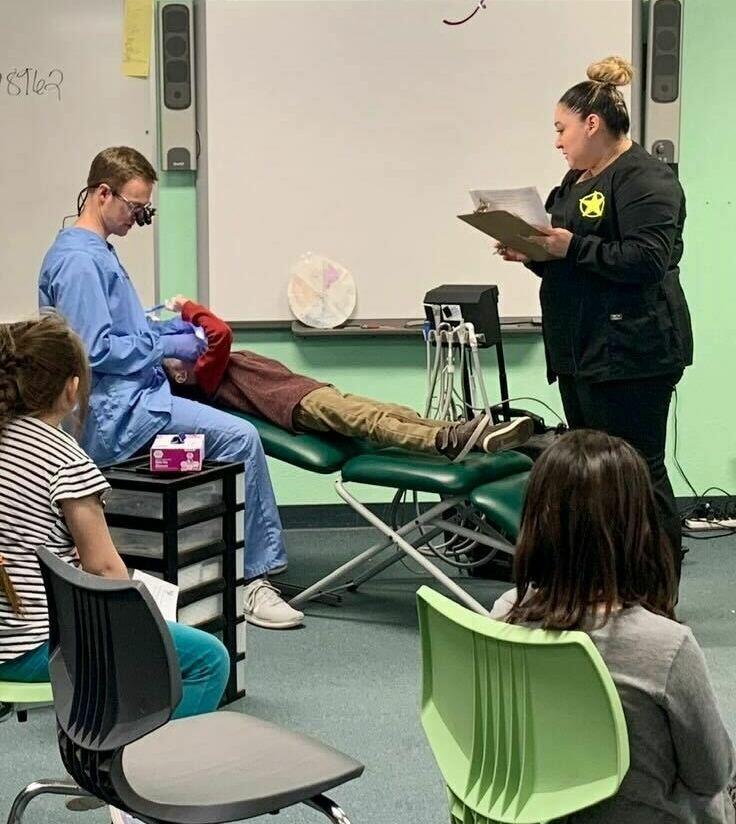 Mobile dental clinics organized by the Healthy Communi(Wendy Madson) ties Coalition help ensure Lyon County, Nev., students receive cleanings, screenings, X-rays, and more.