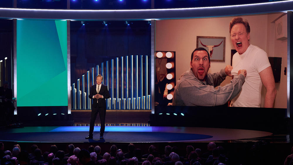 Conan O'Brien honors Sandler on Sunday night.