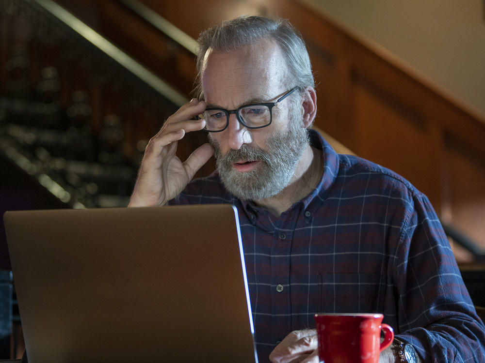 Bob Odenkirk as Hank on AMC's Lucky Hank.
