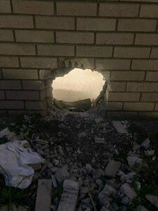 The men escaped by making a hole in one of the jail's walls and then scaling an exterior wall.