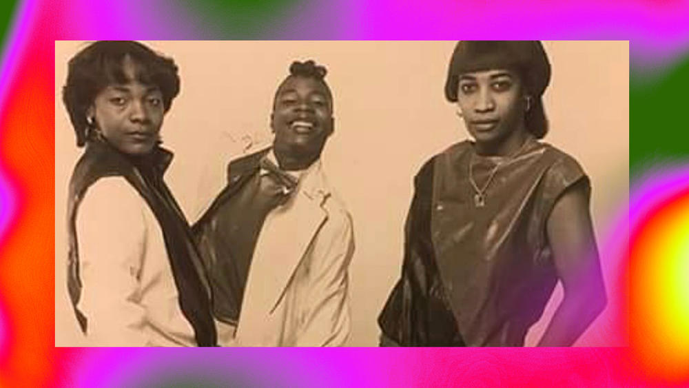 Sha-Rock with Lisa Lee and Debbie D, the other members of Us Girls, featured in the 1984 movie <em>Beat Street</em>.